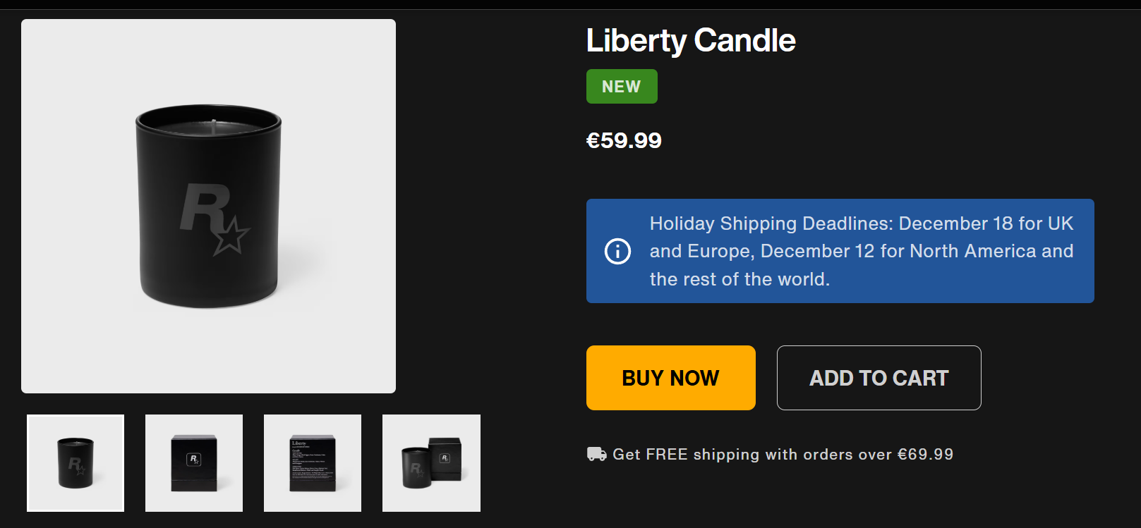 راکستار شمع ۶۰ دلاری با بوی GTA می‌فروشد - گیمفا