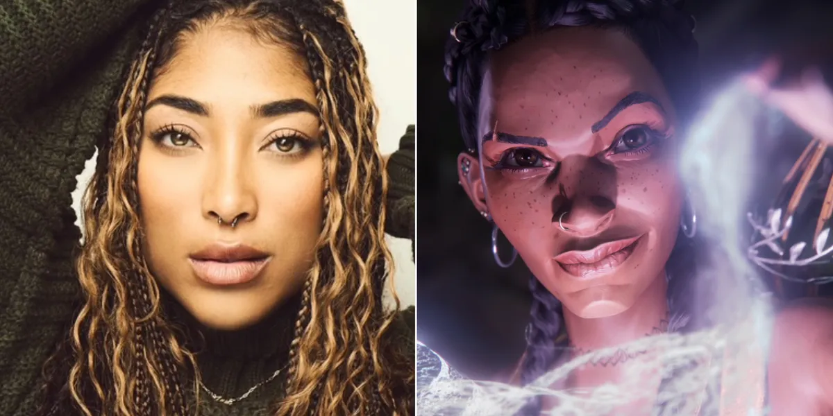 a composite image of adriyan rae and her character hazel in south of midnight شایعه: ممکن است شخصیت اصلی BioShock 4 یک زن باشد - گیمفا