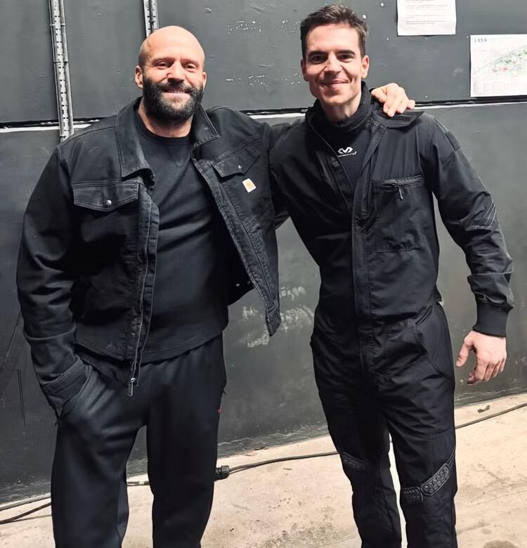 jason statham 5665 پشت صحنه فیلم the beekeeper 2