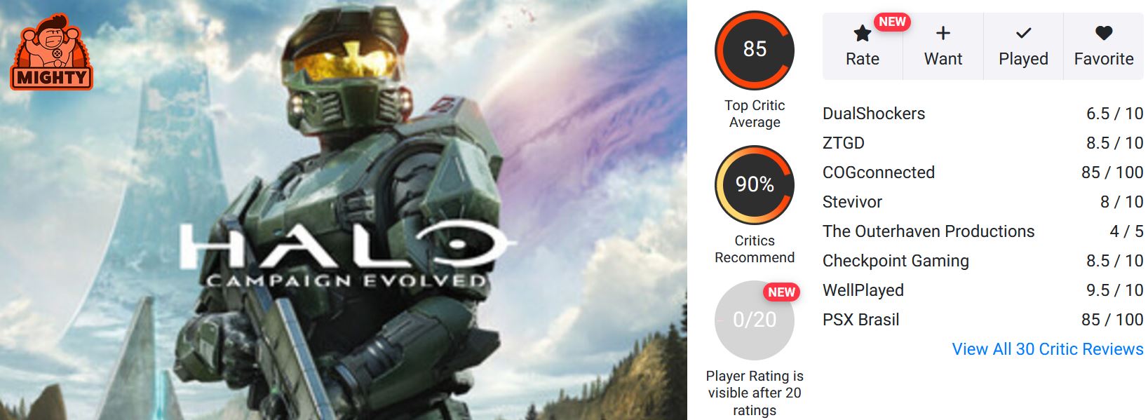 نقدها و نمرات بازی Halo: Campaign Evolved منتشر شدند | موبوگیم