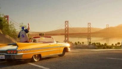 بازی Crazy Taxi: World Tour با نمایش گیم‌پلی جدید، حال‌وهوای سواحل غربی را به تصویر کشید