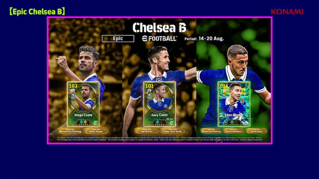 1000063066 لیست رتبهبندی بازیکنان Epic ،Big Time و Show Time در eFootball 2027 منتشر شد | موبوگیم