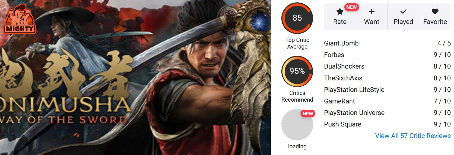 نقدها و نمرات بازی Onimusha: Way of the Sword منتشر شدند | موبوگیم