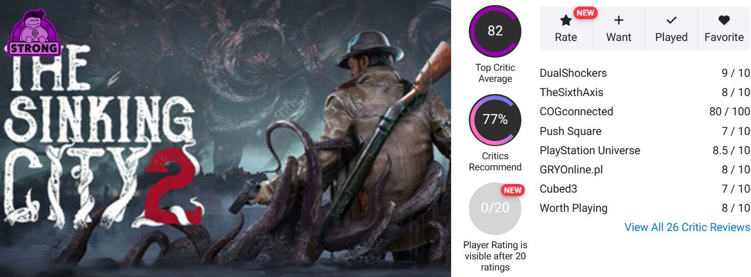 نقدها و نمرات بازی The Sinking City 2 منتشر شدند | گیمفا