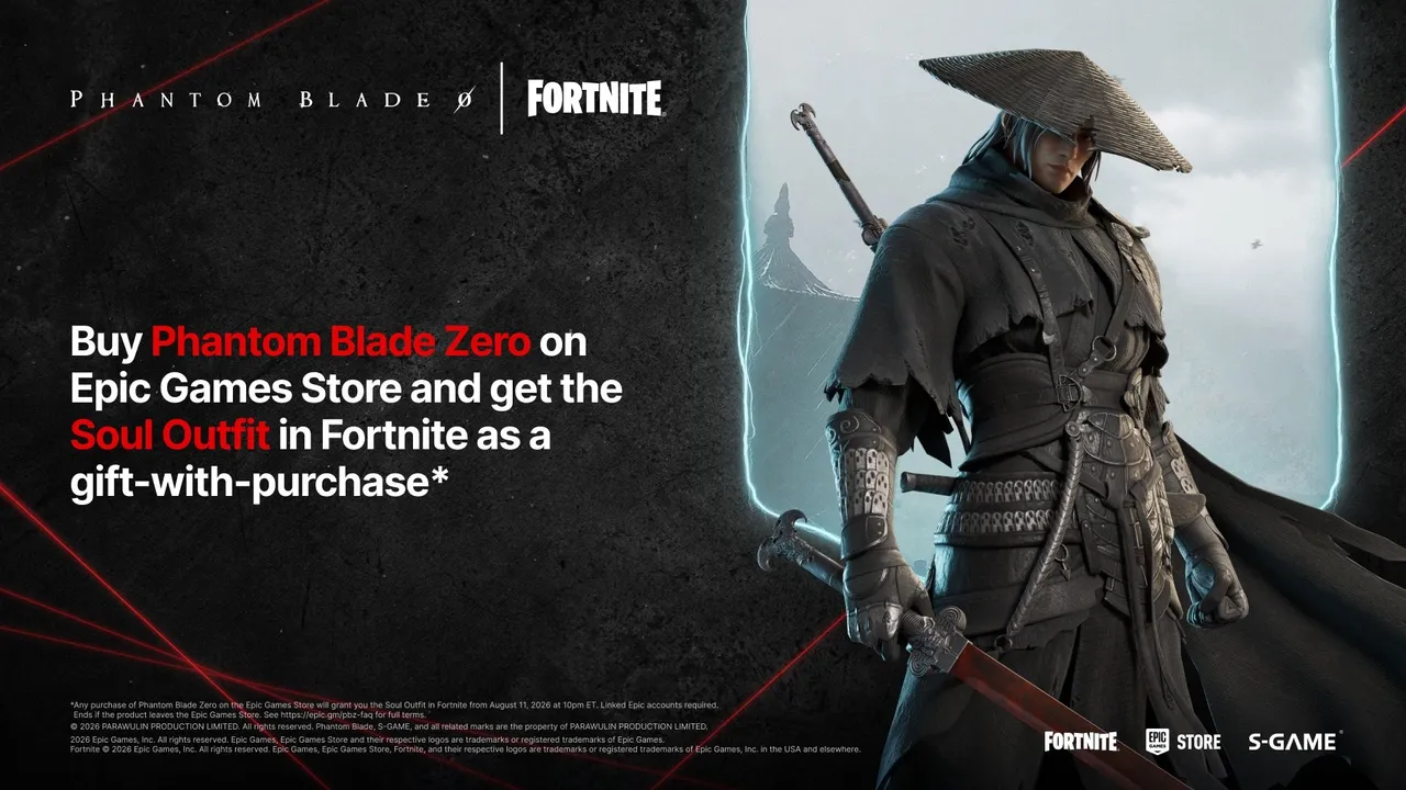 Ed9fa867b522 phantom blade zero fortnite سورپرایز Phantom Blade Zero چیزی نبود که انتظارش را داشتیم؛ همکاری با Fortnite | گیمفا