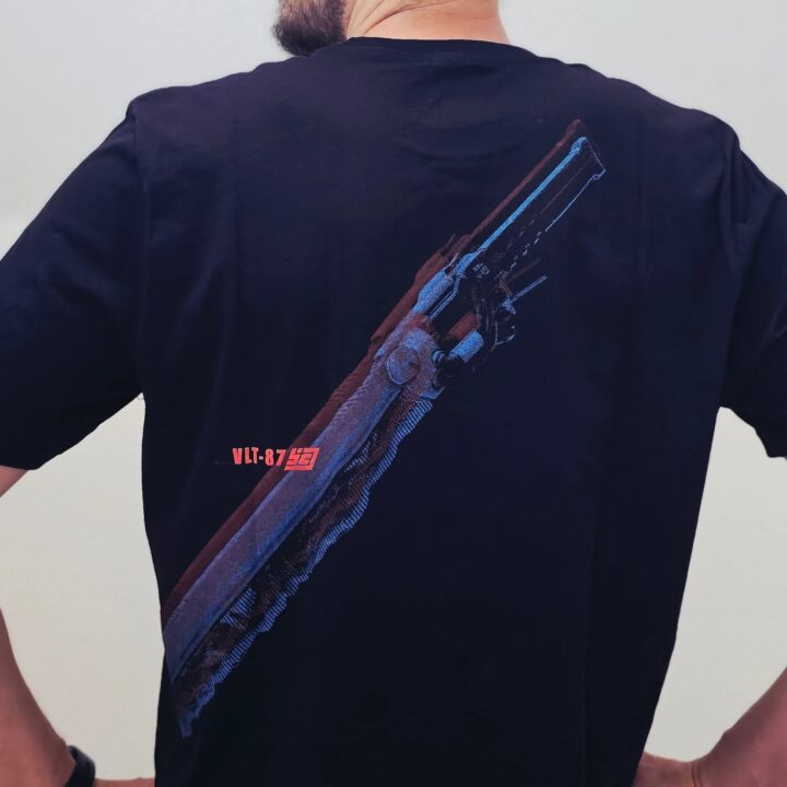 تصویر تی‌شرت تبلیغاتی بازی Intergalactic فاش شد؛ عبارت مرموز VLT-87 52 چه معنایی دارد؟ | موبوگیم