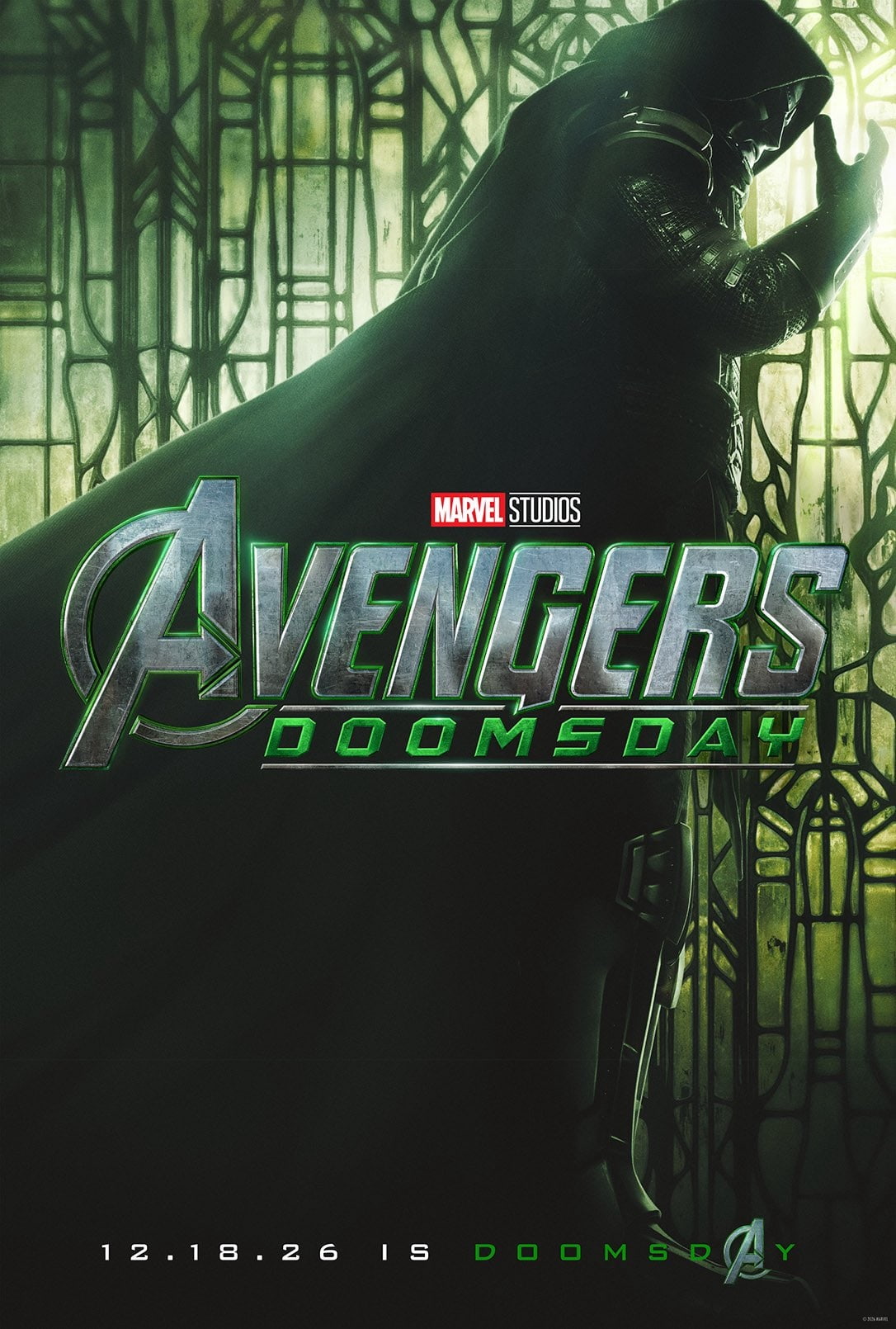 پوستر جدیدی Avengers: Doomsday شخصیت دکتر دووم را نمایش می‌دهد | موبوگیم