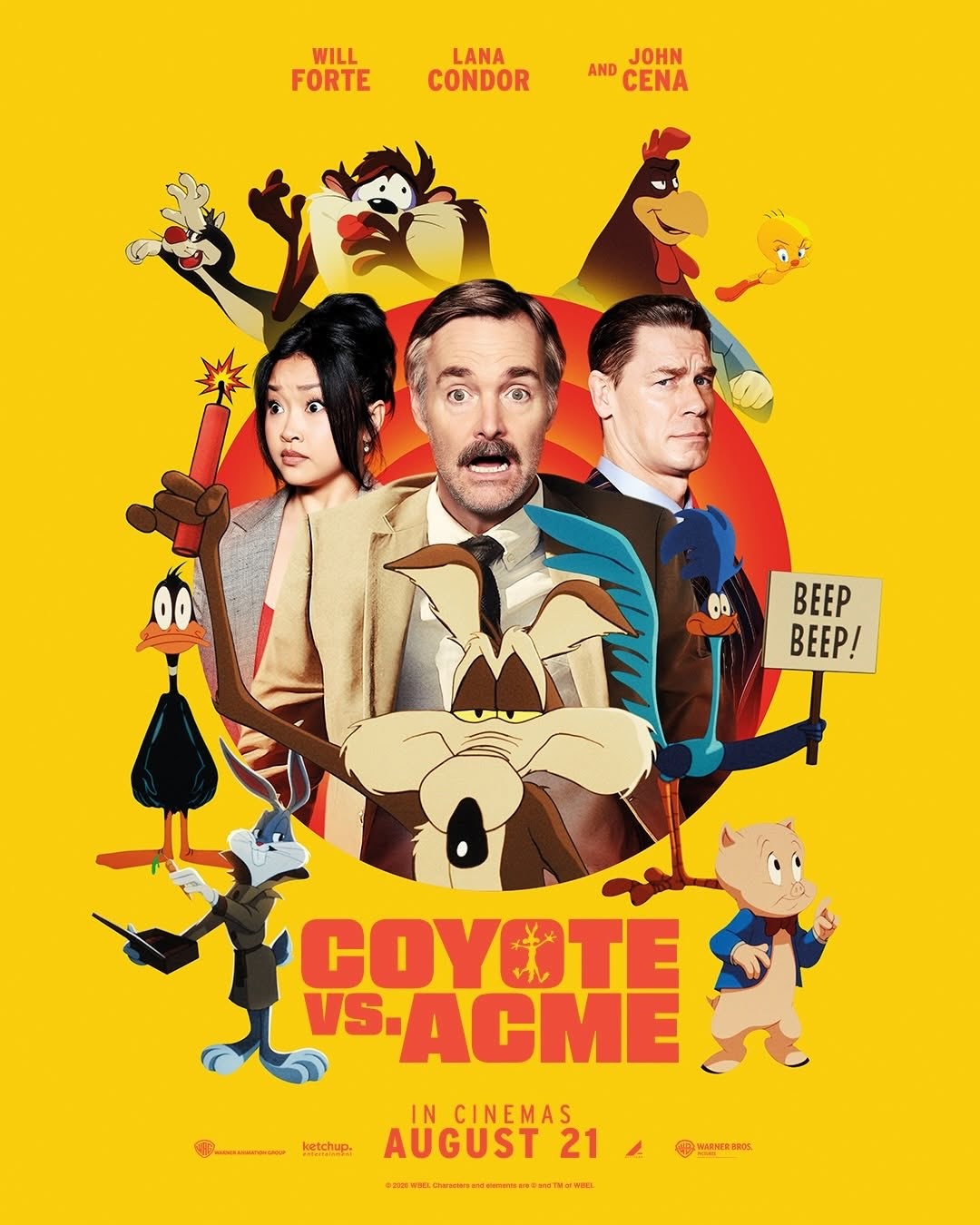 New Poster for Coyote Vs Acme پوستر جدیدی از فیلم Coyote vs. Acme منتشر شد | موبوگیم