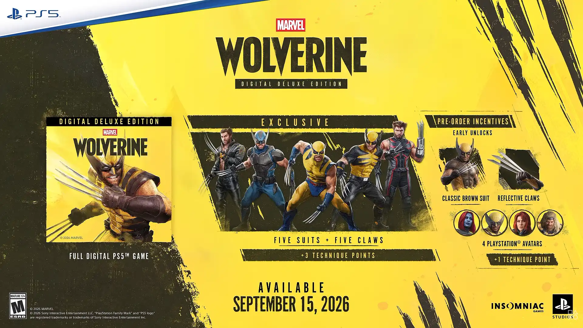 Wolverine delux تماشا کنید: نسخه دیلاکس Marvel’s Wolverine شامل لباسها و چنگالهای متنوع است | موبوگیم