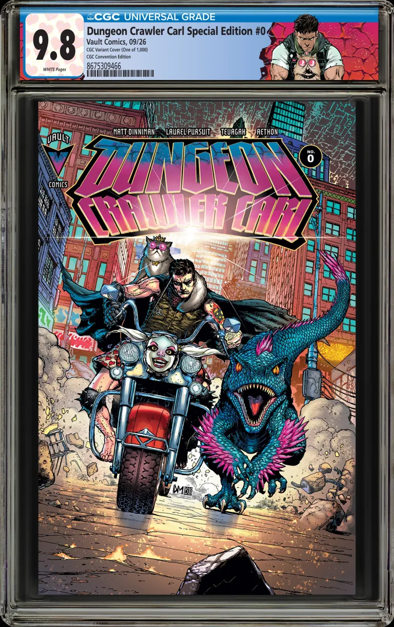 کمیک Dungeon Crawler Carl در کامیککان نیویورک بهصورت رایگان عرضه میشود | موبوگیم 1 Dungeon Crawler Carl Comic Book Special Edition