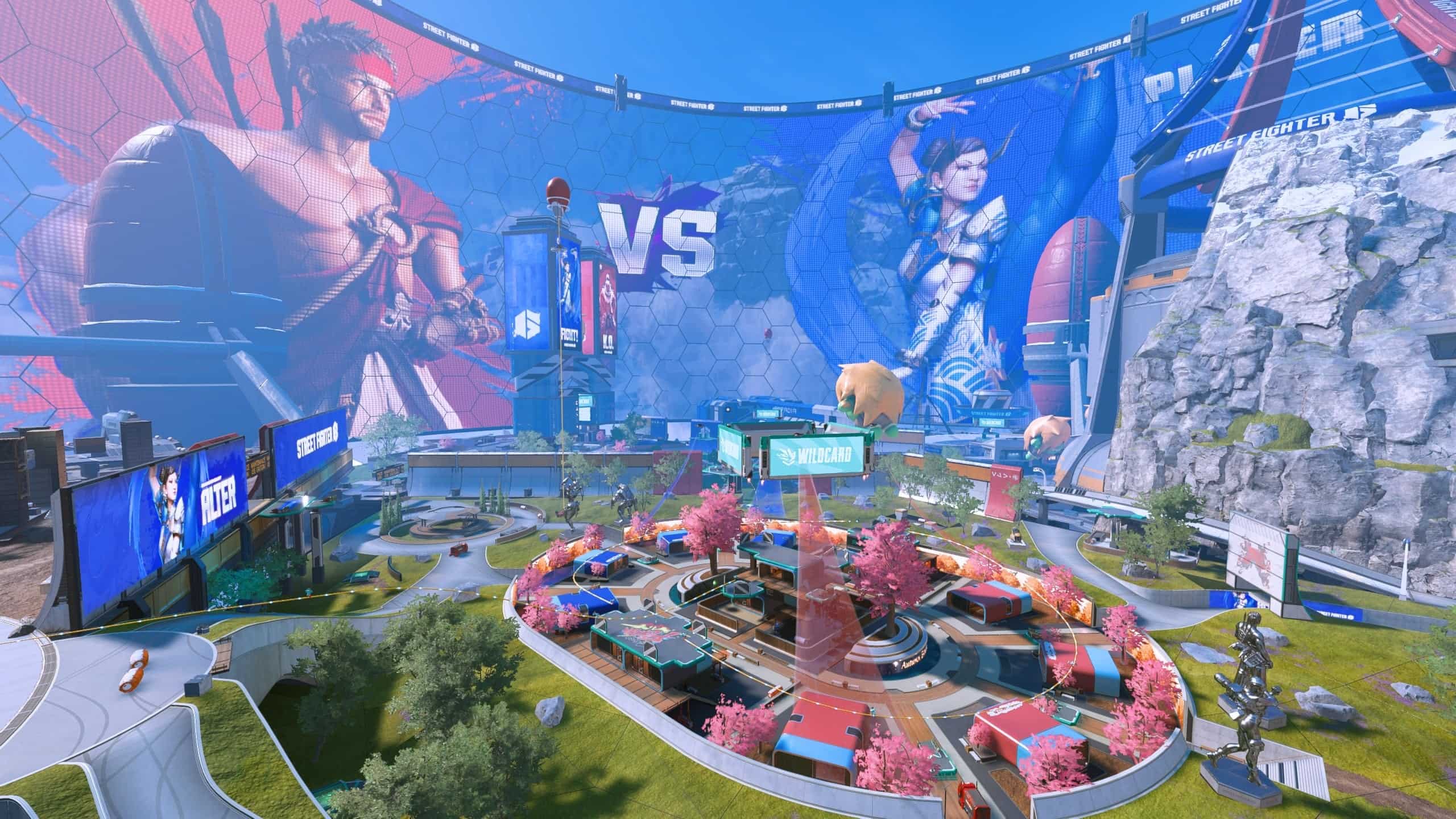 Apex Legends Vs Street Fighter Brings Chun li Ryu Akuma and More to the Outlands 3 1 همکاری بزرگ Apex Legends و Street Fighter؛ شخصیتهای چونلی، ریو و آکوما وارد میدان میشوند | موبوگیم