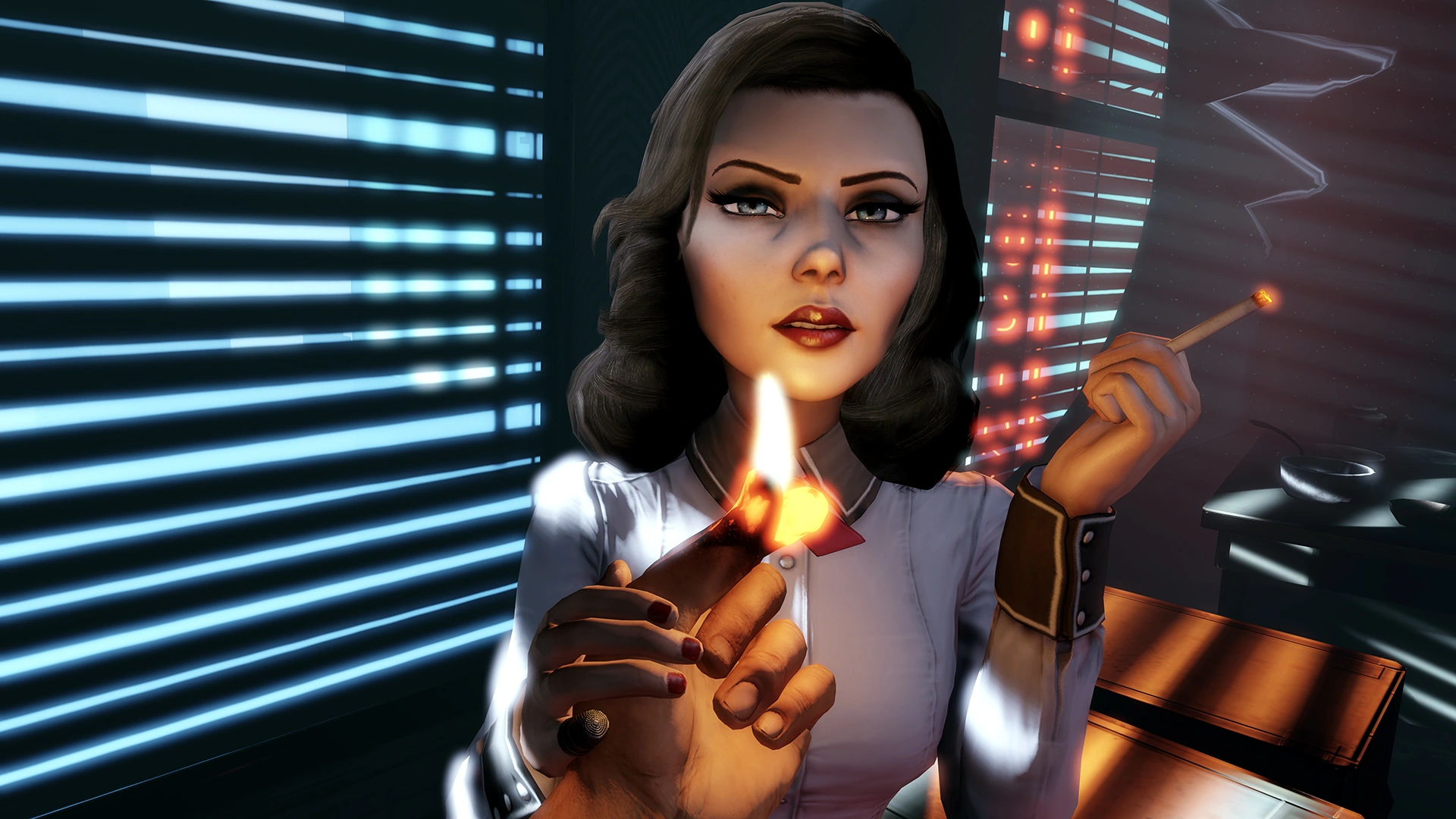 booker and elizabeth in burial at sea