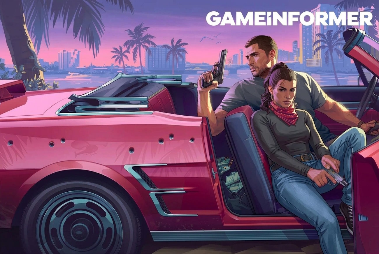 بازی GTA 6 کاور مجله Gameinformer خواهد بود؛ نگاهی به طرح هنری جدید | موبوگیم
