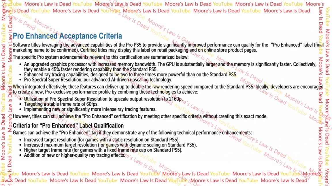 Ps5 pro enhanced criteria leak 0 فشار سونی بر راکستار؛ GTA 6 باید روی PS5 Pro وضوح تصویر، نرخ فریم یا ریتریسینگ بهتری داشته باشد | موبوگیم
