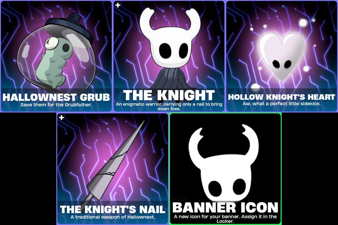 Hollow knight x fortnite all cosmetics revealed v0 b4vb29qfiuth1 باندل Hollow Knight در Fortnite از خود بازی گرانتر است! | گیمفا