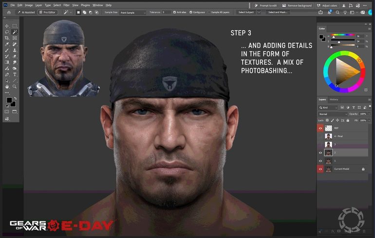 طرحهای مفهومی اولیه Gears of War: E-Day تغییرات شخصیت های بازی را نشان می دهد | گیمفا