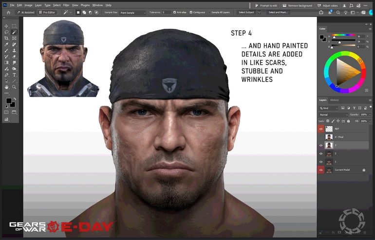 طرحهای مفهومی اولیه Gears of War: E-Day تغییرات شخصیت های بازی را نشان می دهد | گیمفا