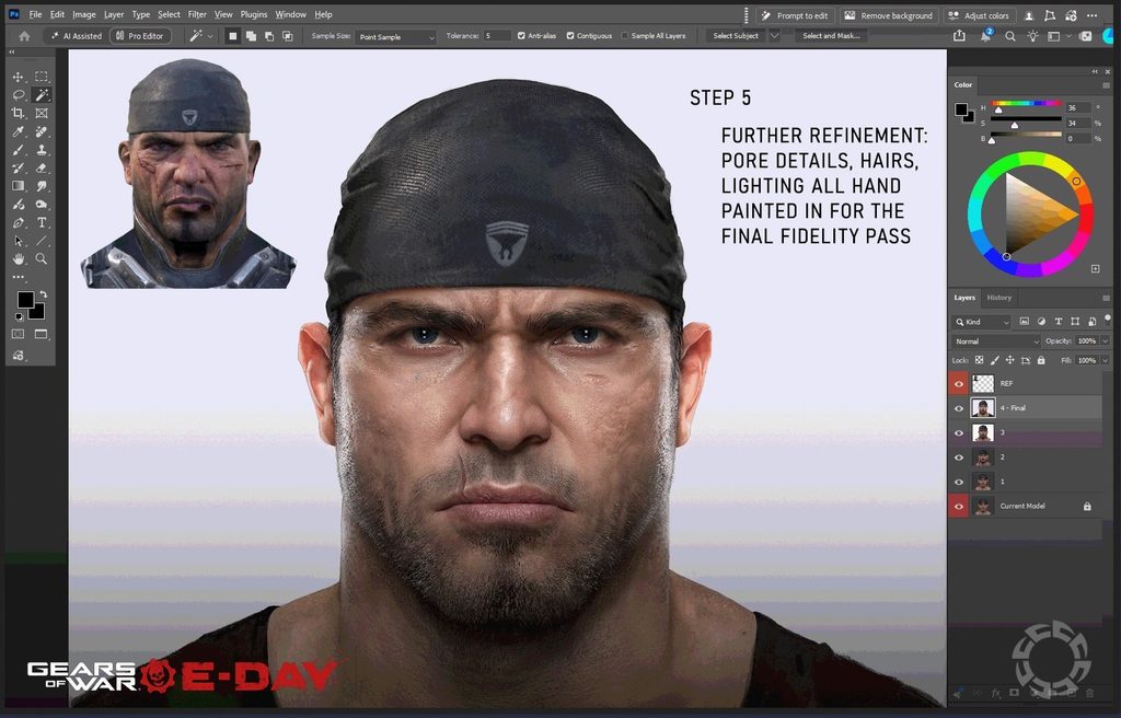 طرحهای مفهومی اولیه Gears of War: E-Day تغییرات شخصیت های بازی را نشان می دهد | گیمفا