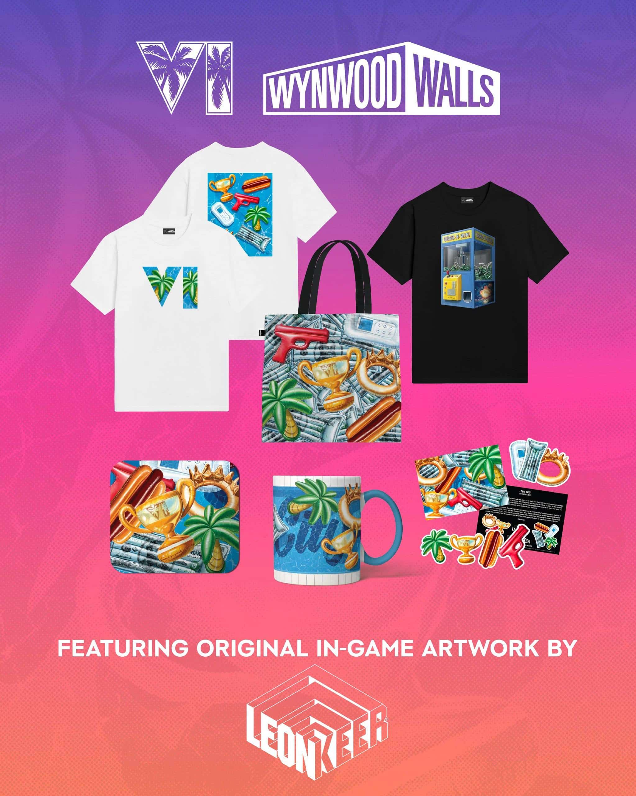 همکاری GTA 6 با موزه هنری Wynwood Walls شهر میامی؛ نگاهی به محصولات جدید با طرح وایس سیتی | گیمفا