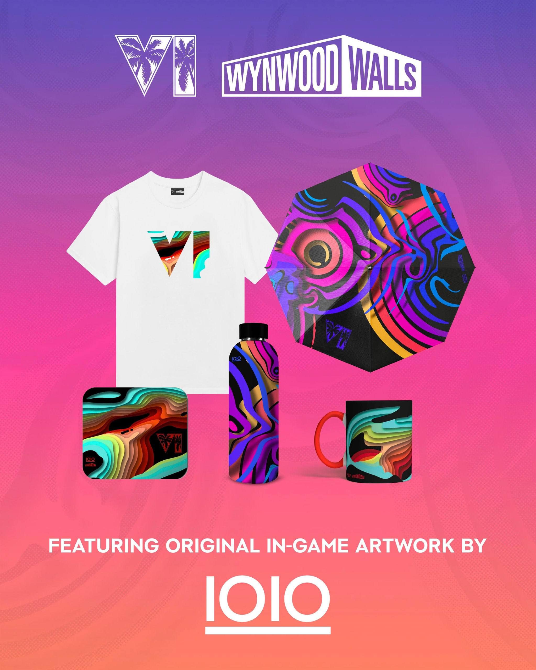 همکاری GTA 6 با موزه هنری Wynwood Walls شهر میامی؛ نگاهی به محصولات جدید با طرح وایس سیتی | گیمفا