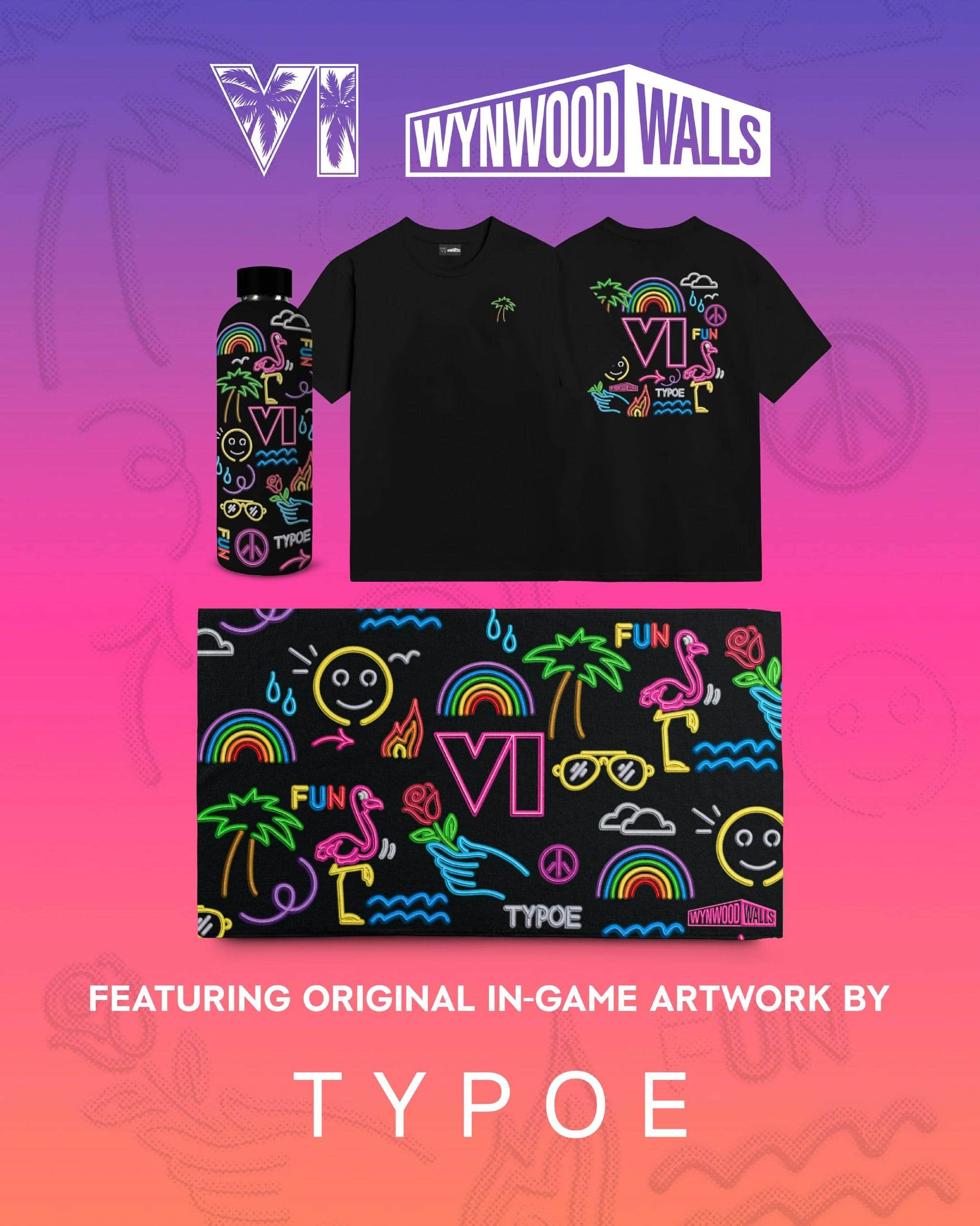 همکاری GTA 6 با موزه هنری Wynwood Walls شهر میامی؛ نگاهی به محصولات جدید با طرح وایس سیتی | گیمفا